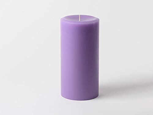 Lavender Scented Pillar Candles Set of 6 - 4