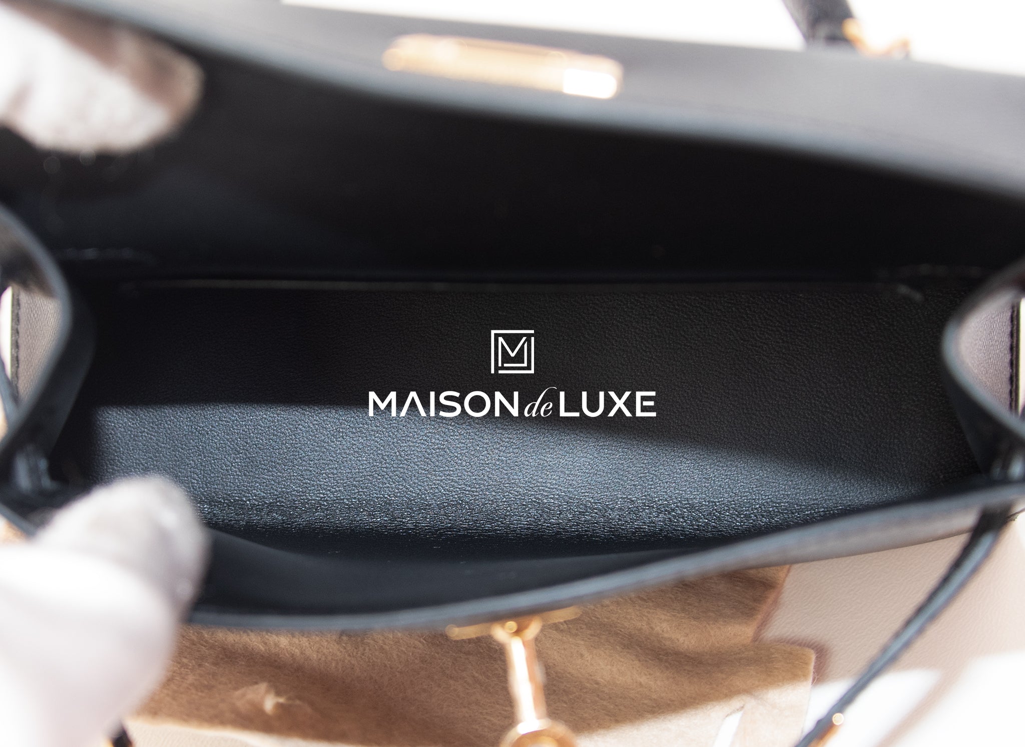 Hermes Mini Kelly II 20 Handbag in Black Madame Leather with Lizard Touch & Gold Hardware - Luxury Crossbody Bag for Women, Perfect for Evening Events & Special Occasions