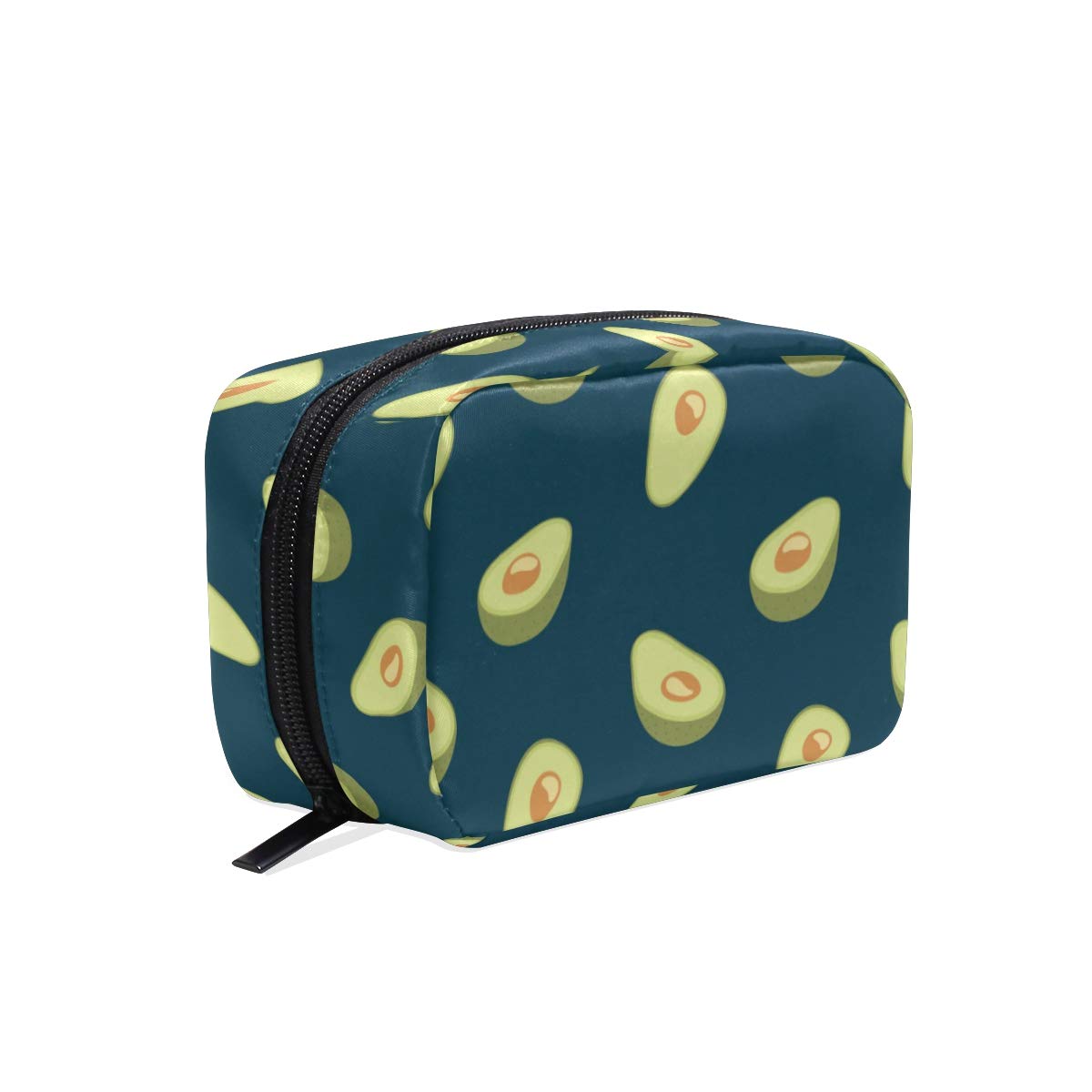 MOYYO Avocado Makeup Bag - Portable Cosmetic Organizer for Women & Girls | Lightweight Travel Toiletry Bag | Healthy Fruits Design | Perfect for Gym, Travel & Daily Use