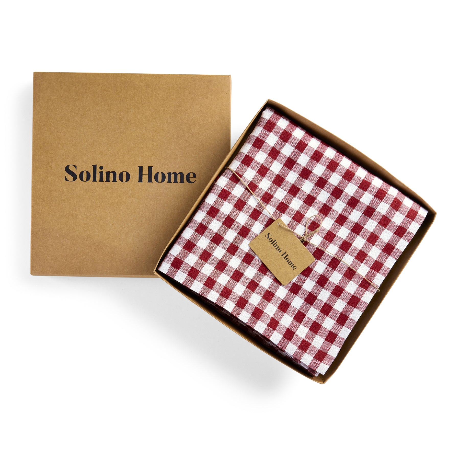 Stylish Red and White Checkered Gingham Tablecloth - Perfect for Picnics, BBQs, and Outdoor Dining