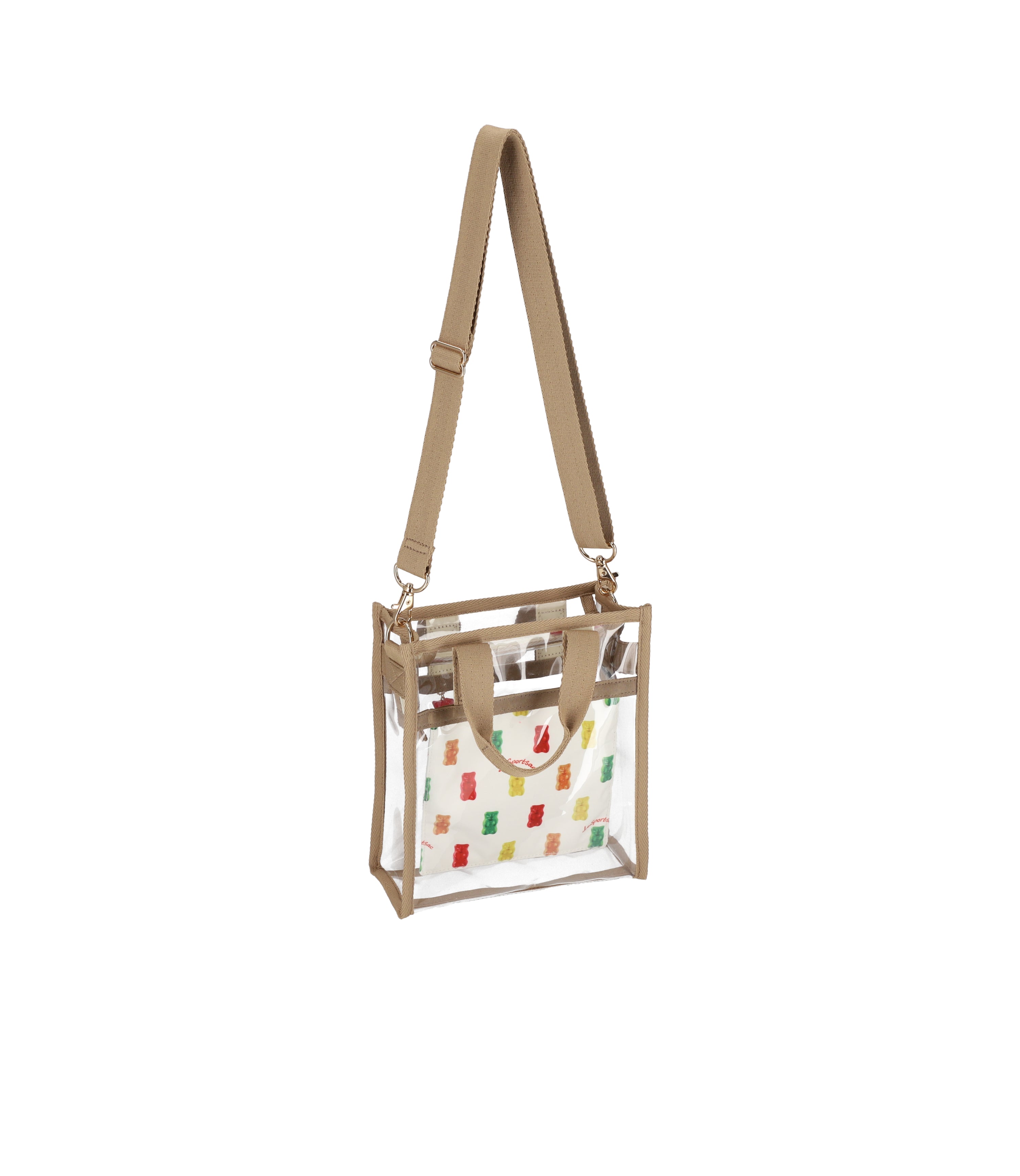 Clear Mini North/South Tote Bag - Waterproof Lightweight Handbag for Women - Perfect for Work, Gym, Travel & Everyday Use