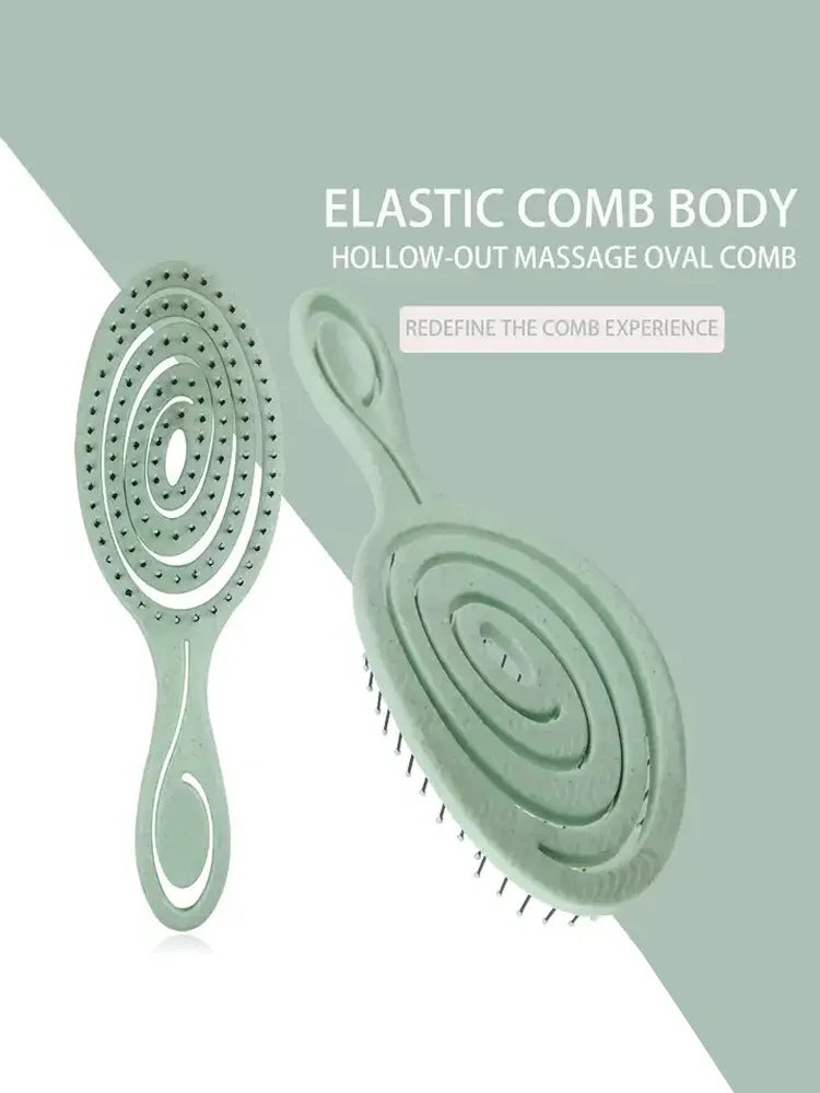 Detangling Hair Brush for Scalp Massage - Gentle Knot Remover for Wet & Dry Hair - Perfect for Curly, Thick, and Damaged Hair - Home & Travel Use