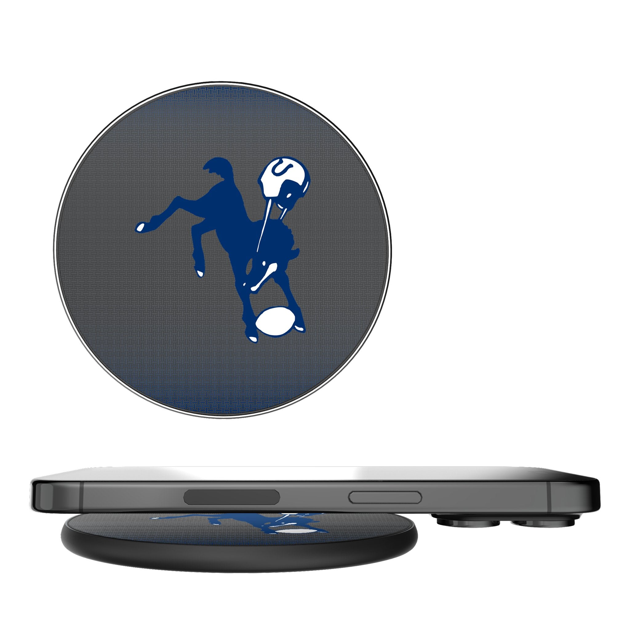 Baltimore Colts 1946 Historic Collection 15W Fast Wireless Charger | Vintage NFL Team Linen Charging Pad | Perfect for Home, Office & Car Use