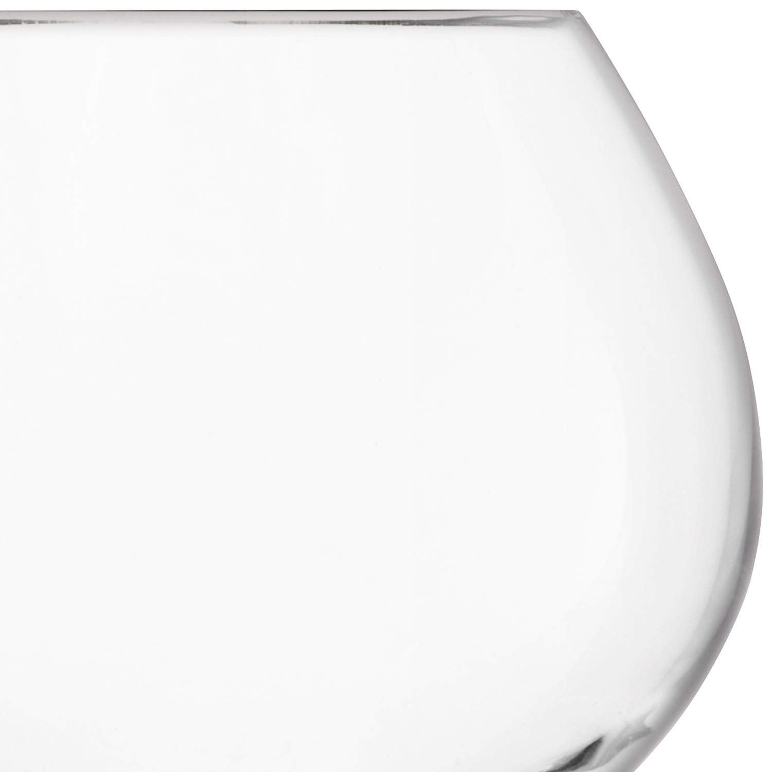LSA International 12.8 oz Clear Rum Balloon Tumbler Glass - Perfect for Cocktails, Whiskey, Bourbon & Home Bar Decor