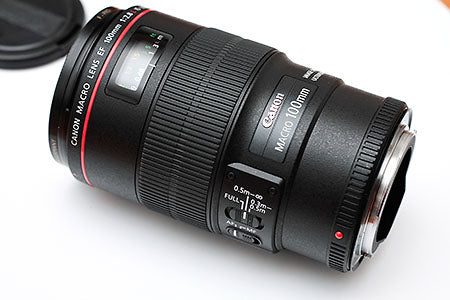 Canon EF 100mm f/2.8L Macro IS USM Lens for DSLR Cameras - Professional Macro Photography, Portraits & Product Shots - USA Version