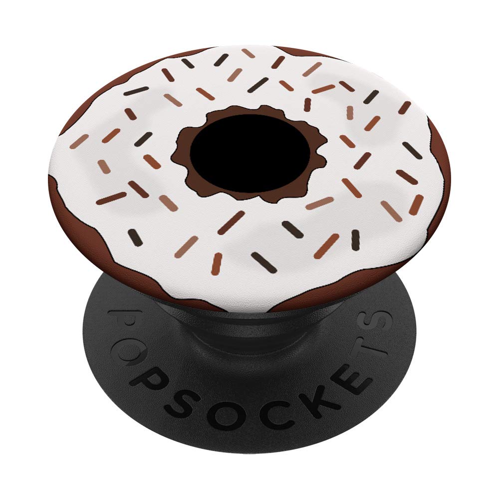 Glazed Chocolate Donut Food Sprinkles Popsocket - Phone Grip & Stand for iPhone, Samsung & Tablets | Perfect for Baking Enthusiasts & Sweet Treat Lovers