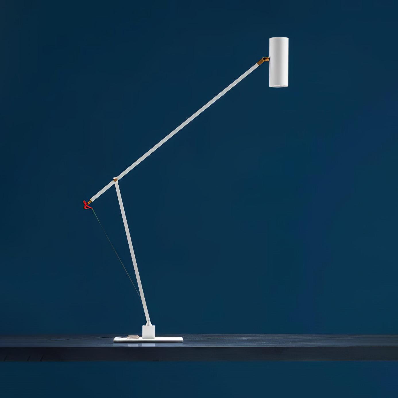 Ettorino Modern LED Table Lamp - Adjustable Brightness, USB Charging Port, Night Light for Bedroom, Living Room, Office & Study Desk