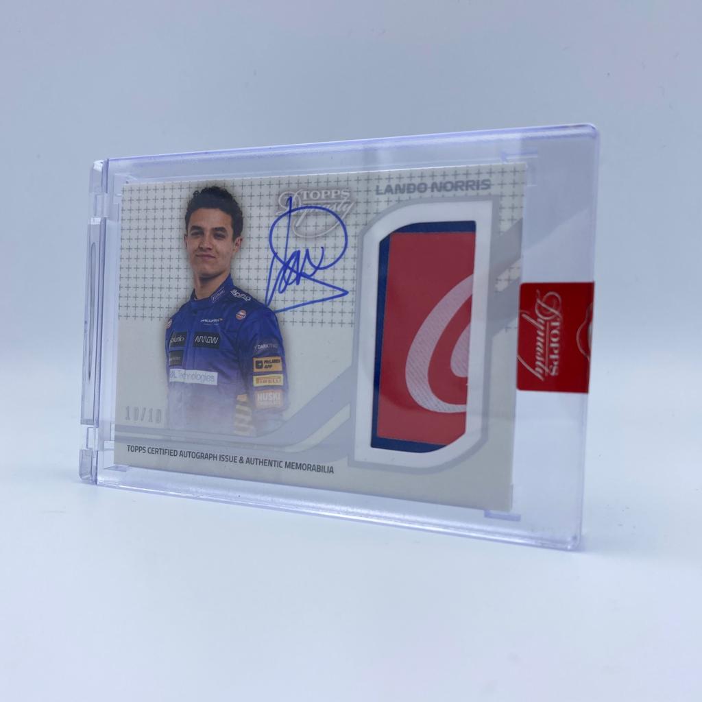 Lando Norris #4 McLaren Dynasty Autograph Patch LN III - Perfect for F1 Collectors, Sports Memorabilia Fans, and Racing Enthusiasts