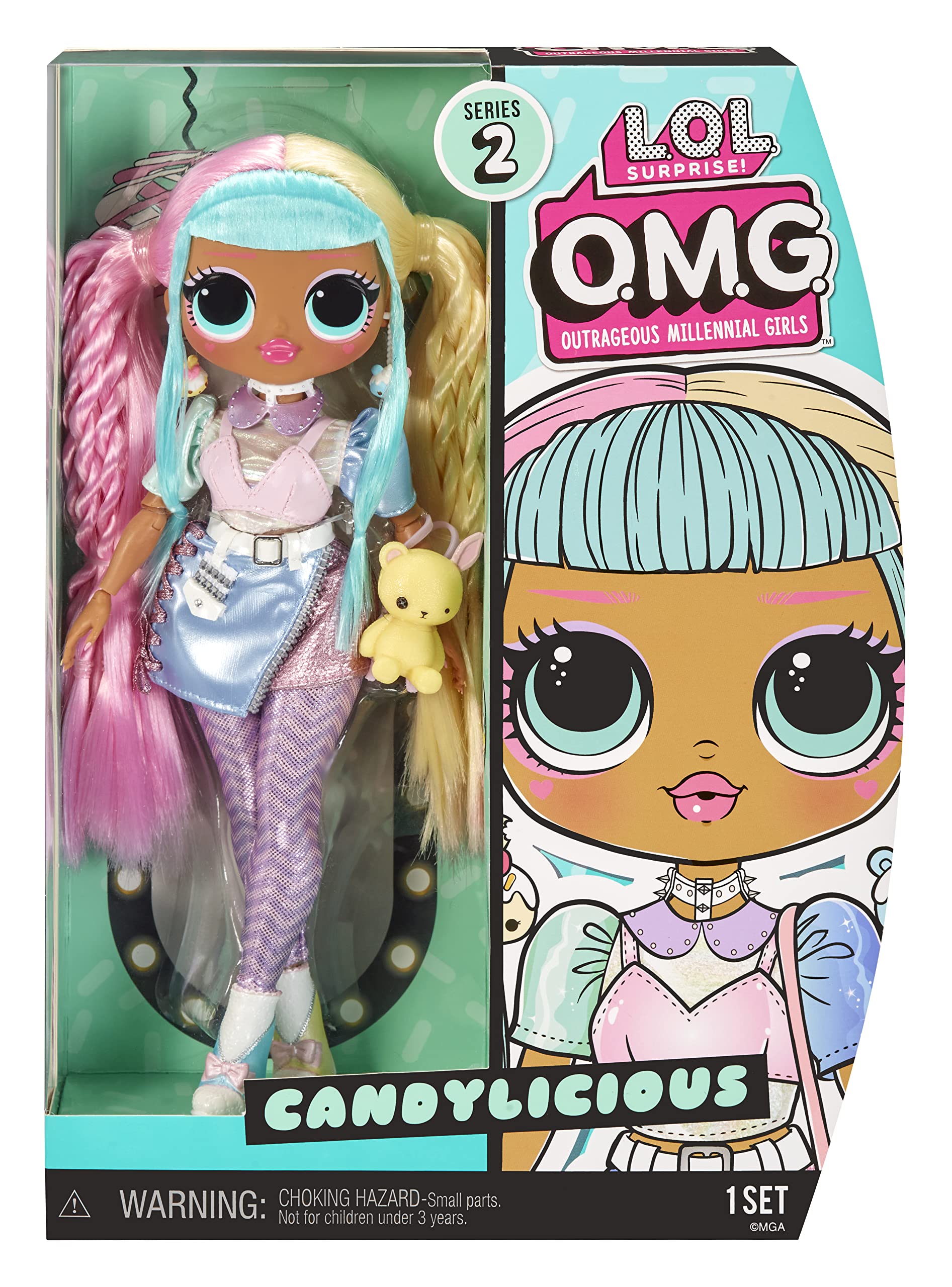 L.O.L. Surprise! OMG Candylicious Fashion Doll with 20+ Surprises – Best Gift for Girls Age 4-12 | Birthday, Christmas & Playtime Fun