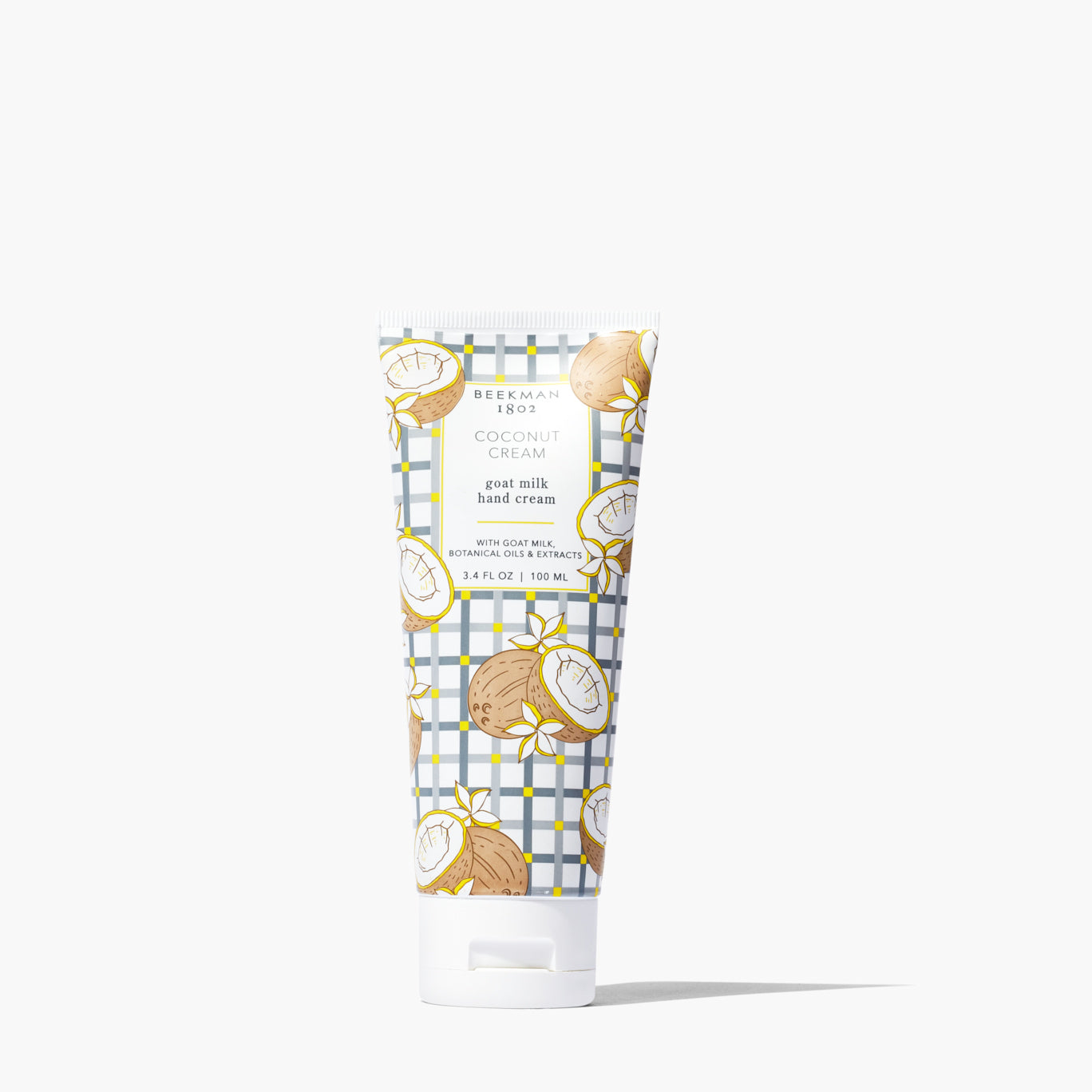 Organic Coconut Cream & Goat Milk Hand Cream for Dry Skin - Ultra Moisturizing & Nourishing - Perfect for Winter Care, Cracked Hands & Nighttime Hydration
