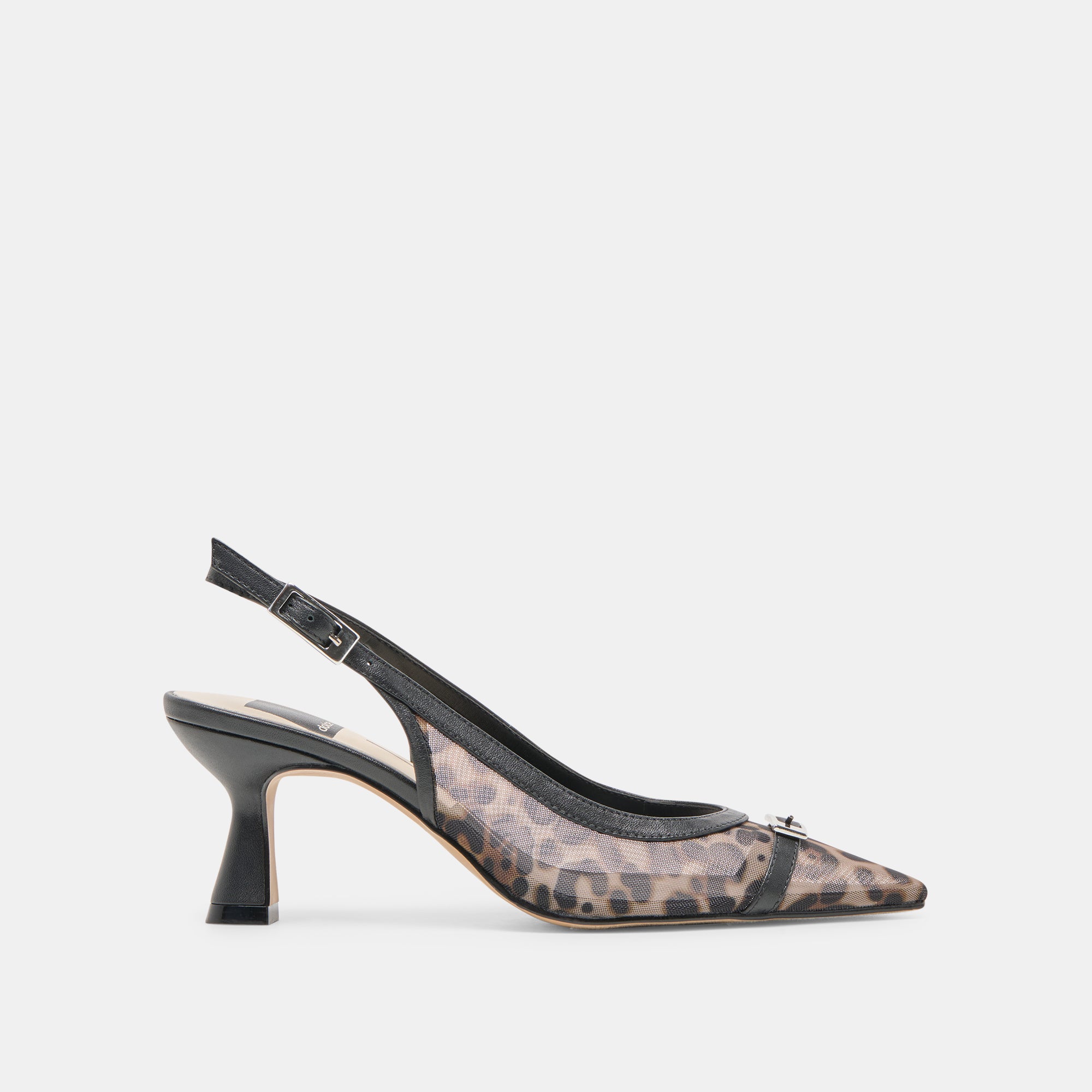 LORINE Women's Leopard Print Mesh High Heels - Stylish & Comfortable Party & Evening Dress Shoes