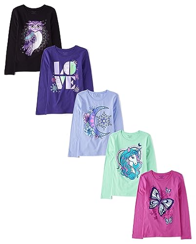 Butterfly/Love/Moon/Unicorn/Owl 5-pack