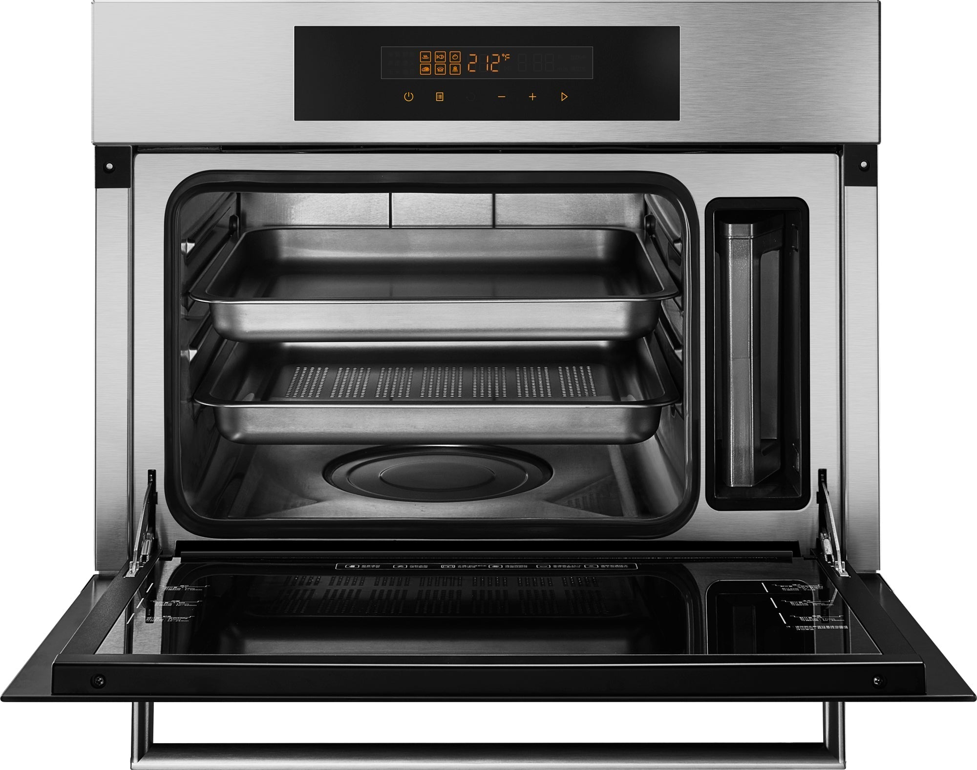 Fotile SCD42 F1 24-Inch Built-In Steam Oven - Stainless Steel Convection Oven for Healthy Cooking | Perfect for Baking, Roasting & Reheating in Modern Kitchens