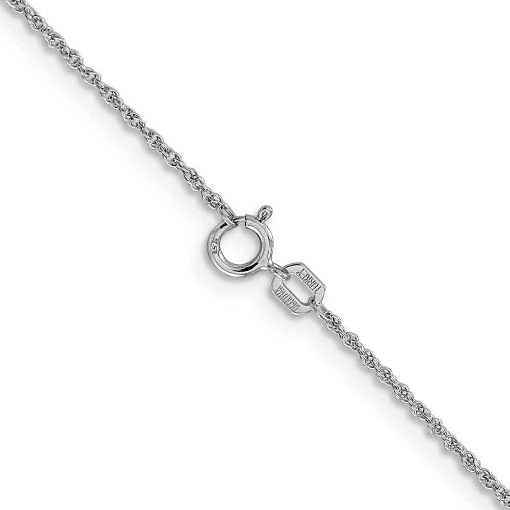 14K Gold 1.1mm Rope Chain Necklace for Women - Dainty & Elegant Fine Jewelry - Perfect for Everyday Wear, Gifts & Special Occasions