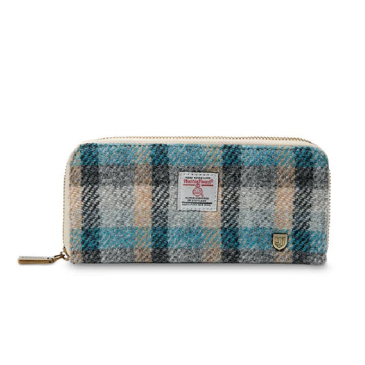 Harris Tweed Long Wallet for Women & Men - 8 Stylish Colors - Perfect for Everyday Use, Travel & Gift Giving