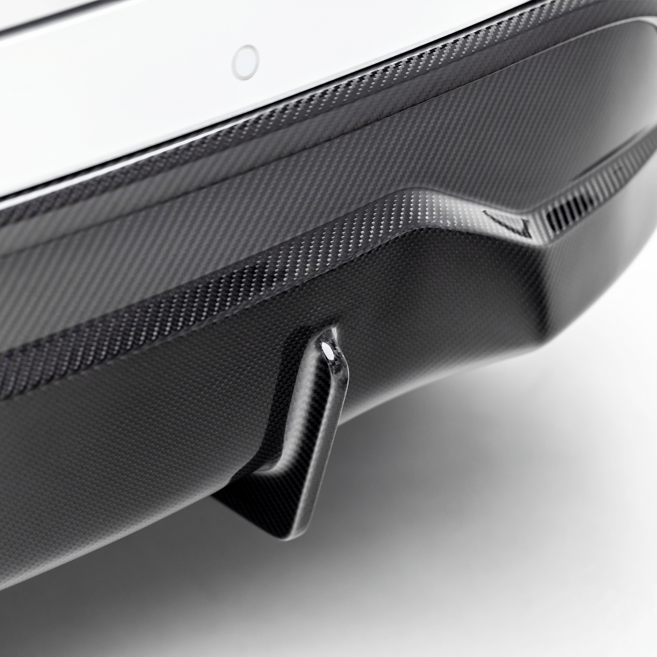 Tesla Model Y Aero Rear Diffuser - Carbon Fiber Spoiler for Improved Aerodynamics & Style | Perfect for Performance Upgrades & Car Enthusiasts
