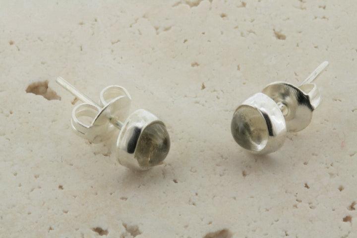 6mm Citrine Stud Earrings - Natural Gemstone Jewelry for Women, Gift for Her, Perfect for Everyday Wear & Special Occasions