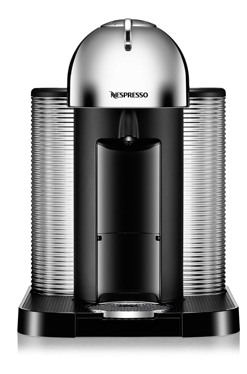 Breville Nespresso Vertuo Coffee & Espresso Machine - Chrome (Renewed) | Single-Serve Pod Brewer for Home & Office | Perfect for Espresso, Coffee & Latte Lovers