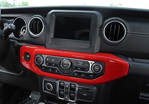 Red Air Conditioner Adjust Panel