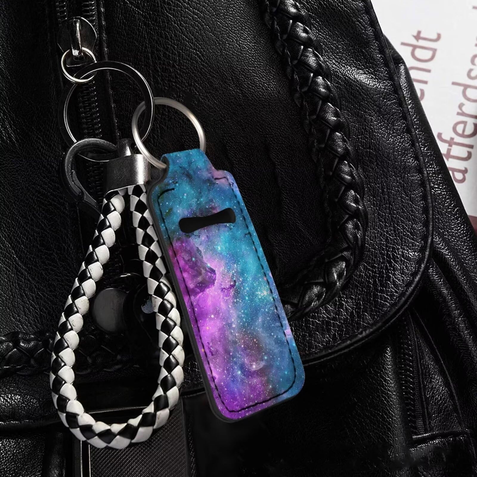 Showudesigns Lip Balm Keychain Holder for Women & Girls - Cute Chapstick Keychain Accessory - Perfect for Purse, Backpack, Gym & Travel Essentials