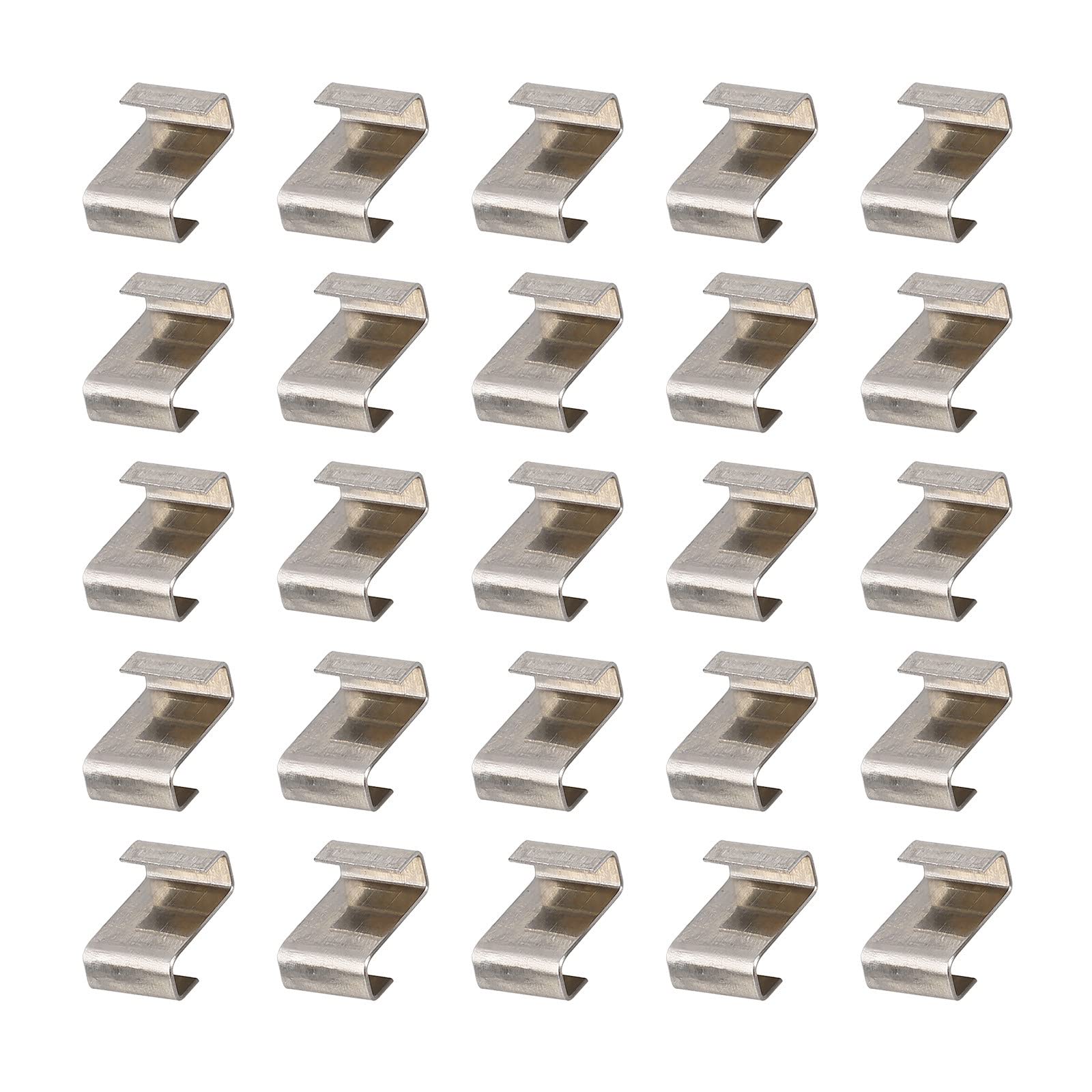 30 Pack Rust-Resistant Greenhouse Clips - Durable Hollow Chamber Plate Accessories for Greenhouse, Garden, and Plant Support - Perfect for Securing Plants, Vines, and Trellises