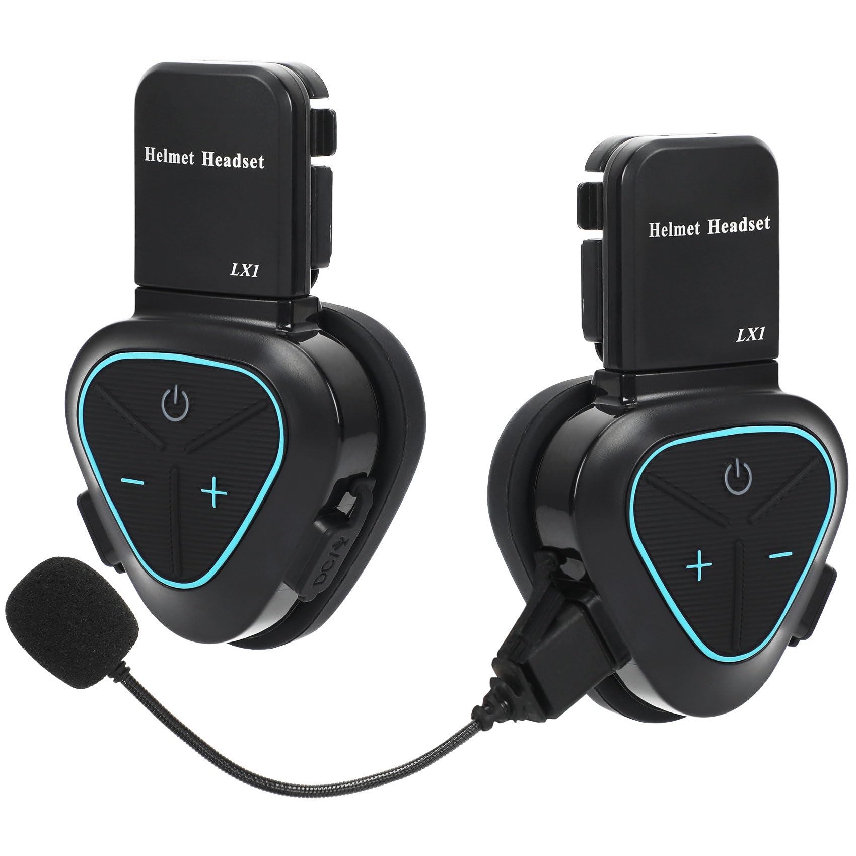 LX1 Bluetooth Bike Helmet with Built-in Headset - 5.3 Stereo, Noise Cancelling Mic, 350mAh Battery (24H Playtime), IP67 Waterproof - Perfect for Cycling, Commuting & Outdoor Sports