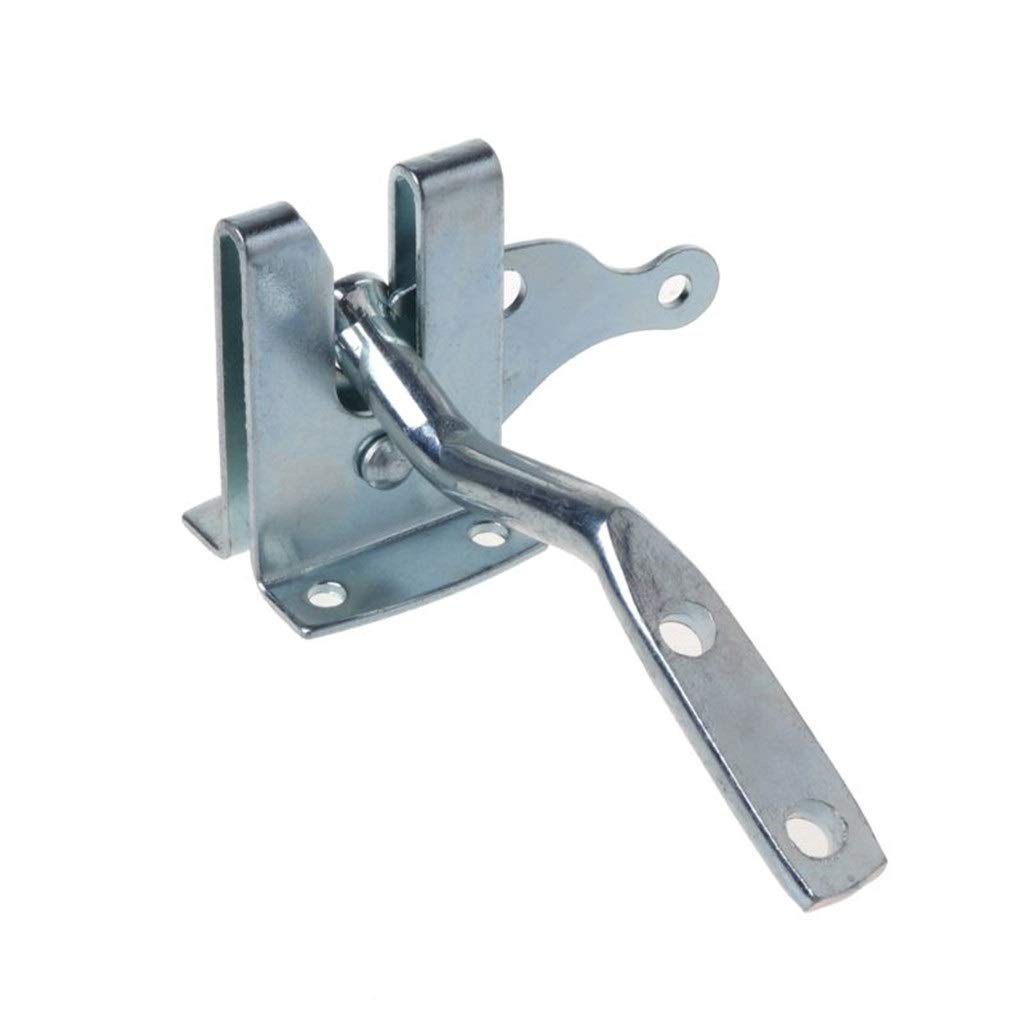 Heavy Duty Electroplated Steel Gate Latches - Auto Door Bolt Lock Hasp for Garden Fence, Pasture, Farm & Barn Security (Outdoor Use, Animal Containment, Property Protection)