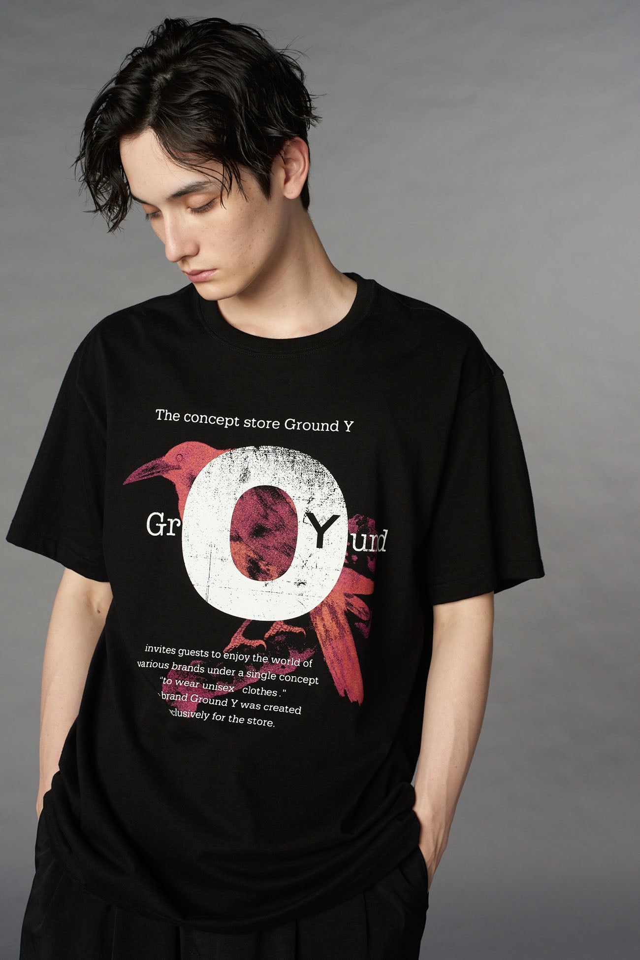 Soft Cotton Jersey Crow Print T-Shirt for Men & Women - Comfortable Casual Wear for Everyday Outfits & Street Style