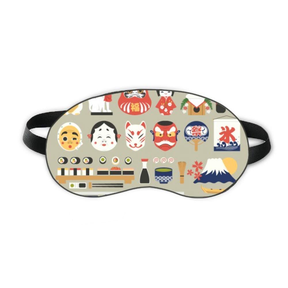 Japanese Sleep Eye Mask - Soft Comfortable Night Blindfold for Better Sleep, Travel & Relaxation