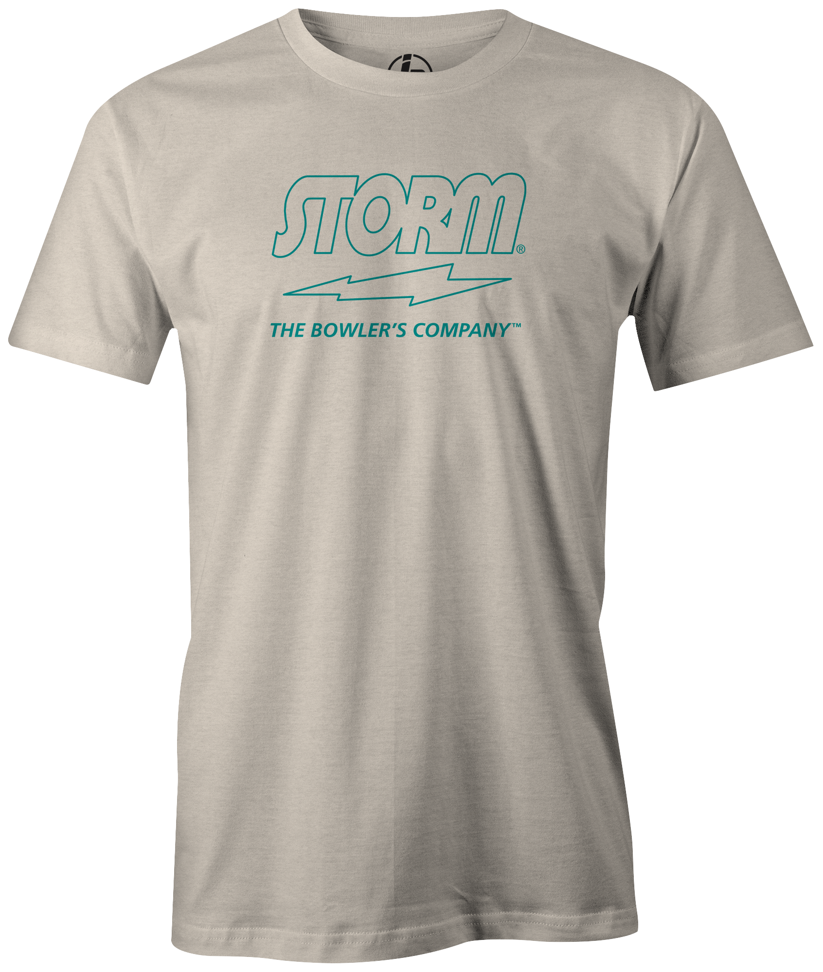 Storm The Bowler's Company Teal Outline Bowling Shirt - Comfortable & Stylish for Bowling Leagues, Tournaments & Casual Wear