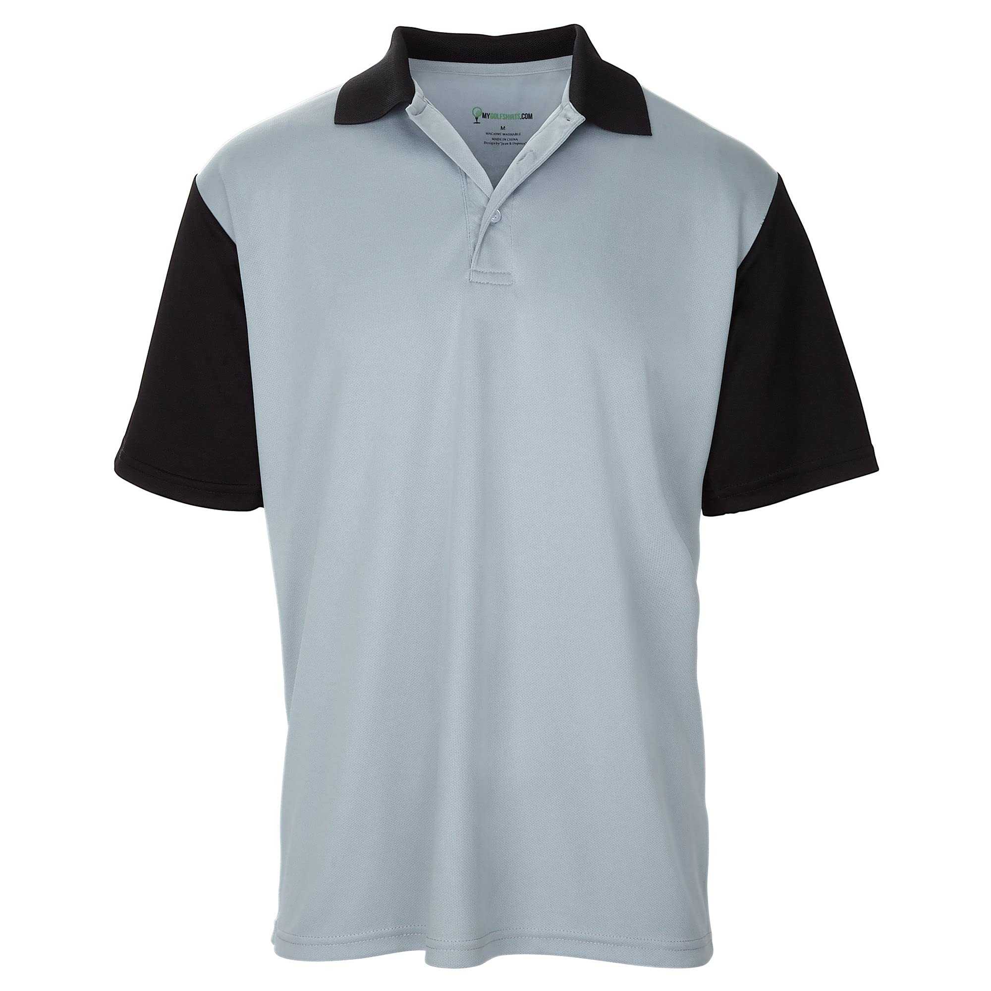 Premium Men's Slim Fit Golf Polo Shirts - Moisture-Wicking Polyester Spandex Blend, Short Sleeve Performance Shirt with UV Protection - Ideal for Golf, Tennis & Casual Wear
