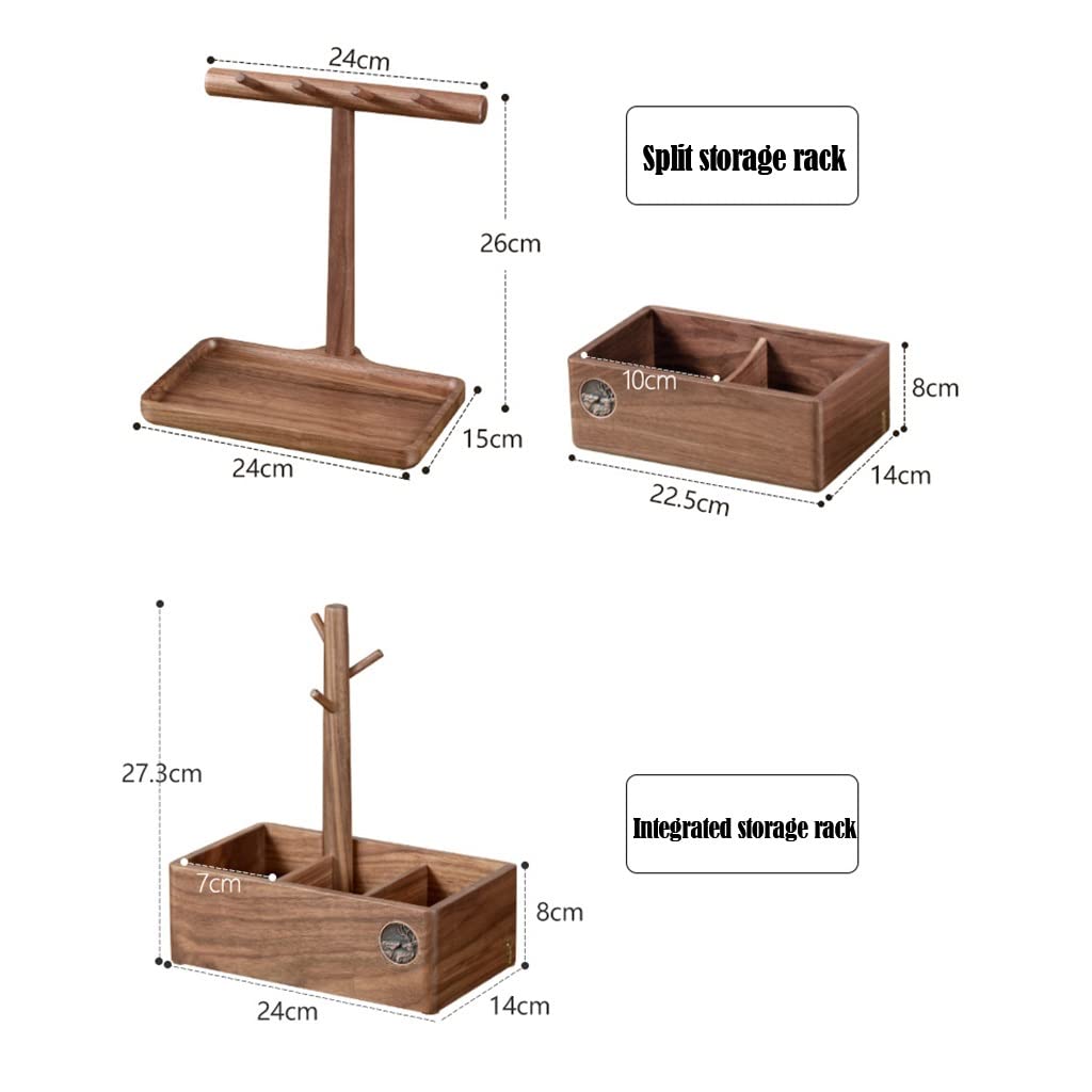KAMWD Wooden Key Bowl & Jewelry Tray - Entryway Table Organizer for Keys, Rings, Coins | Valet Tray for Men's Dresser Decor | Desktop Storage Solution for Jewelry, Watches & Small Items - Perfect for Bedroom, Bathroom & Office Organization