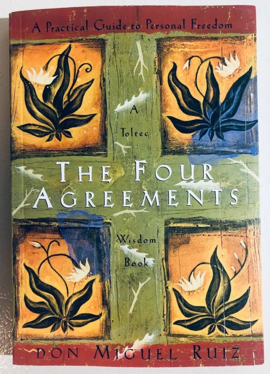 The Four Agreements: A Practical Guide to Personal Freedom by Don Miguel Ruiz - Transform Your Life with Ancient Toltec Wisdom | Perfect for Self-Help, Spiritual Growth & Personal Development