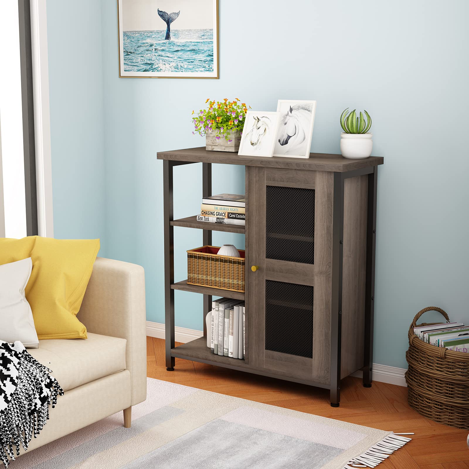 Farmhouse Buffet Cabinet with Storage - 29.5
