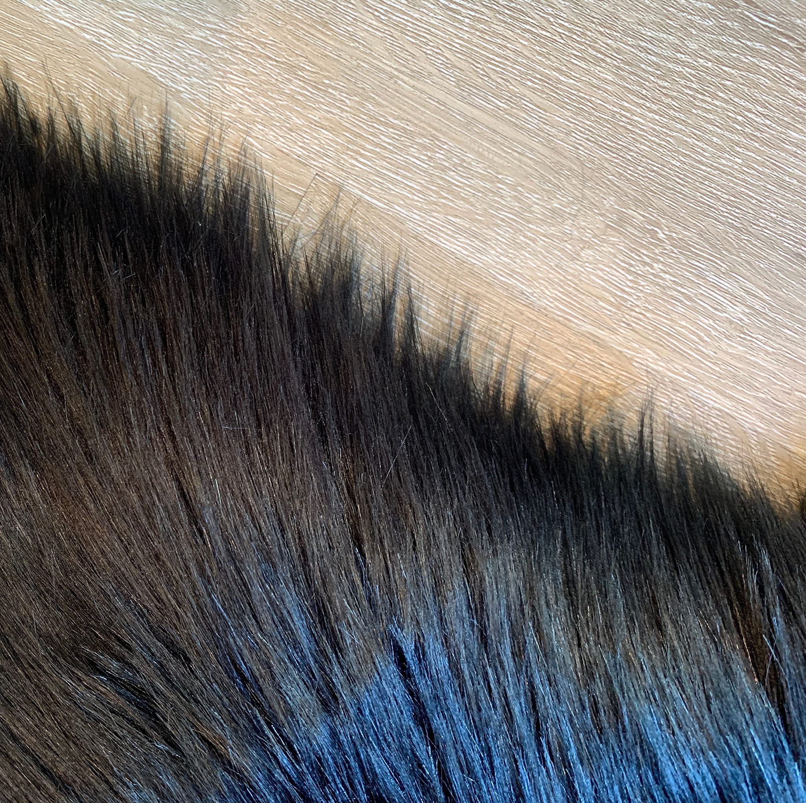 LAMBZY Faux Sheepskin Super Soft Hypoallergenic Silky Square Shag Rug - 3'6