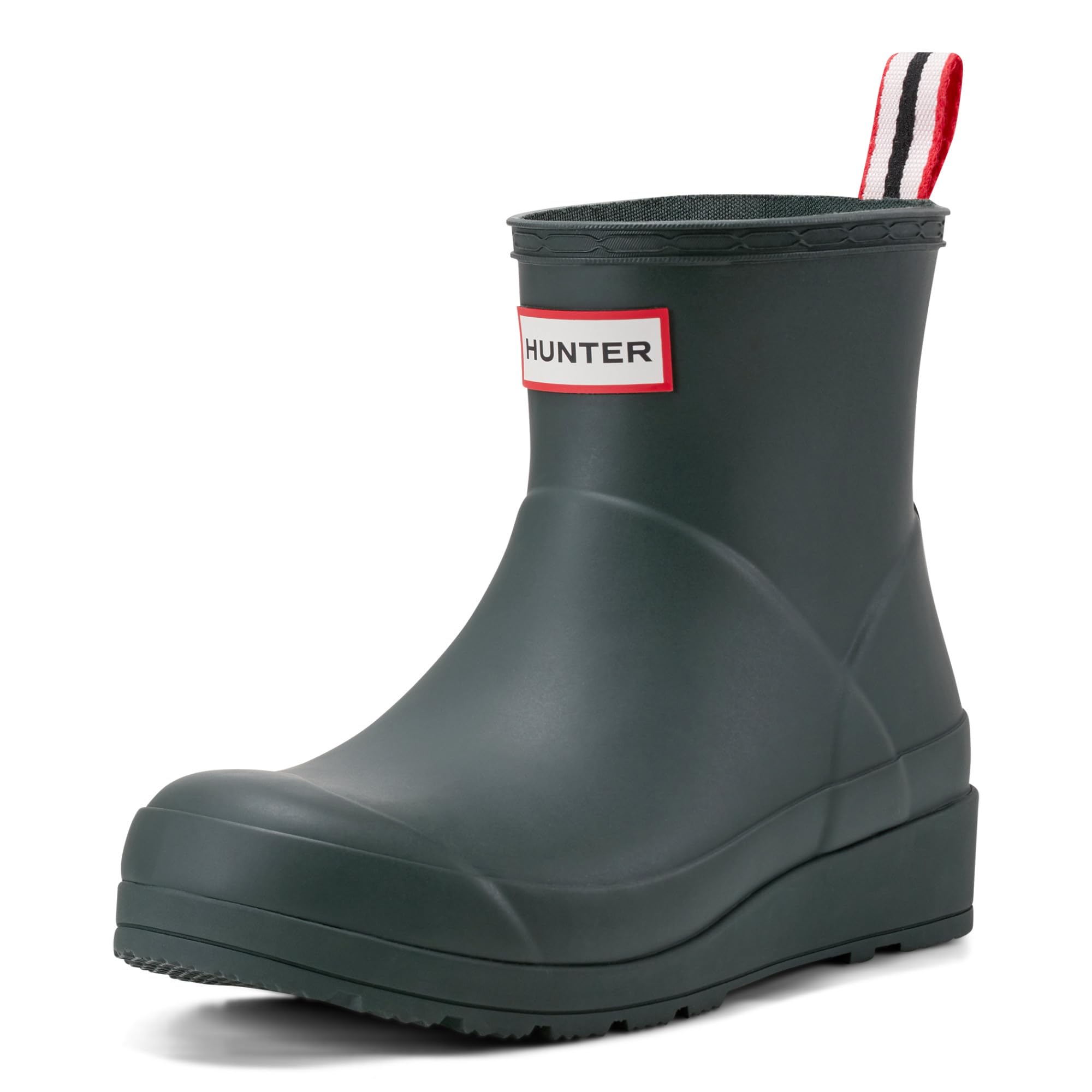 Hunter Women's Play Short Rain Boots - Waterproof Chelsea Ankle Booties for Women, Fashionable Wet Weather Footwear (Perfect for Gardening, Walking Dogs & Rainy Day Errands)
