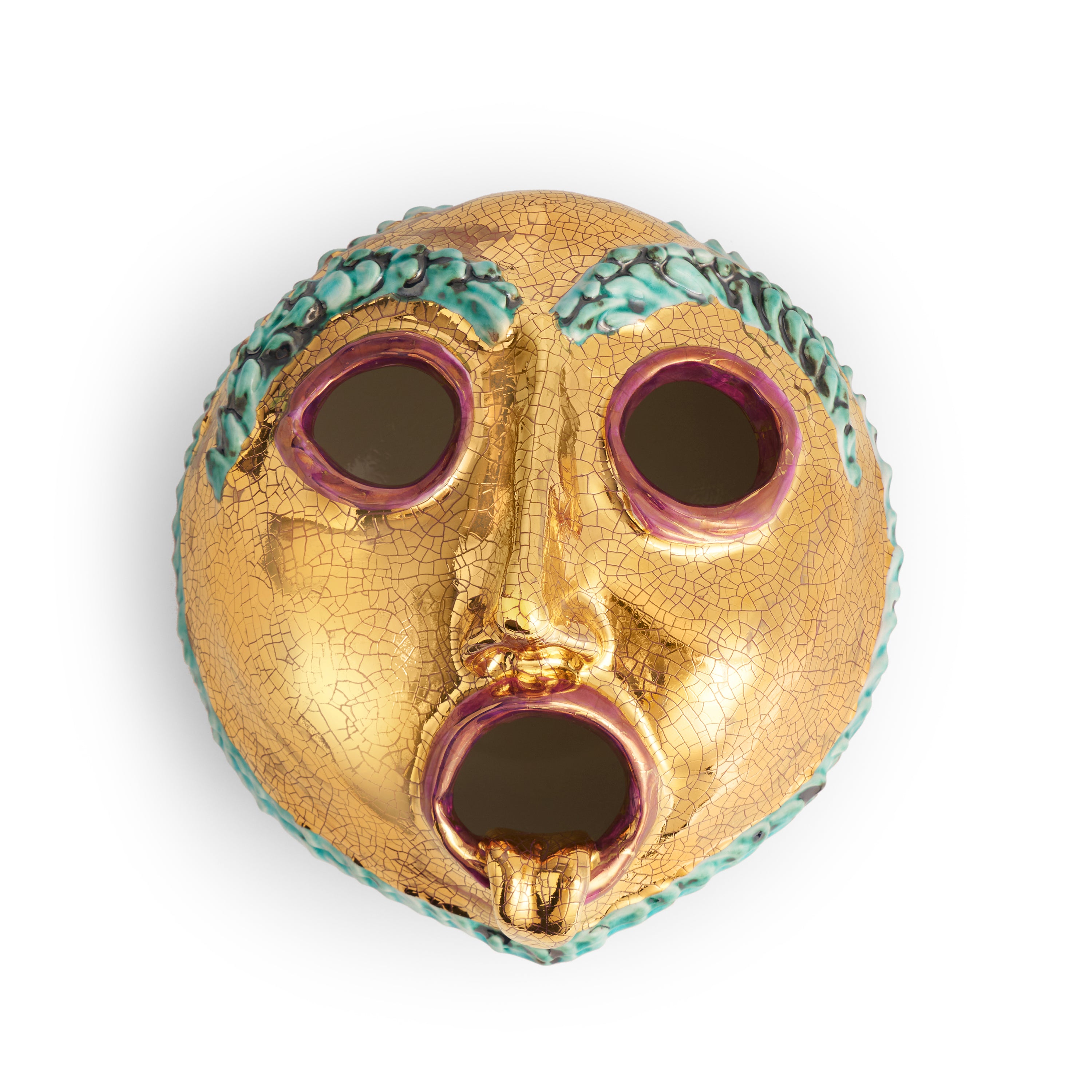 Exclusive Ruan Hoffmann Ceramic Mask Box - Handmade Artisan Face Mask Holder for Home & Spa Decor