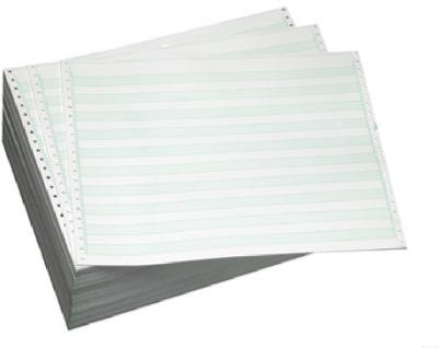 14.9 Inch Green Computer Paper - 3000 Sheets for Printing, Reports & Office Use