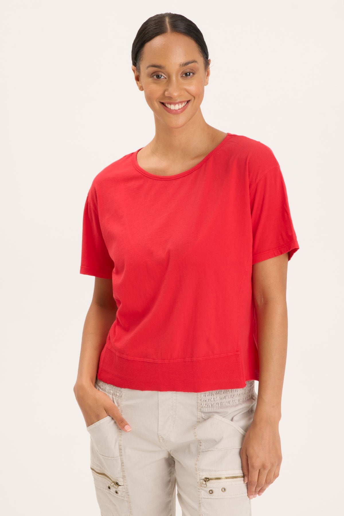 Steph Tee Charanga Pigment Dye T-Shirt - Soft Vintage Washed Cotton Tee for Men & Women | Perfect for Casual Wear, Street Style & Everyday Outfits