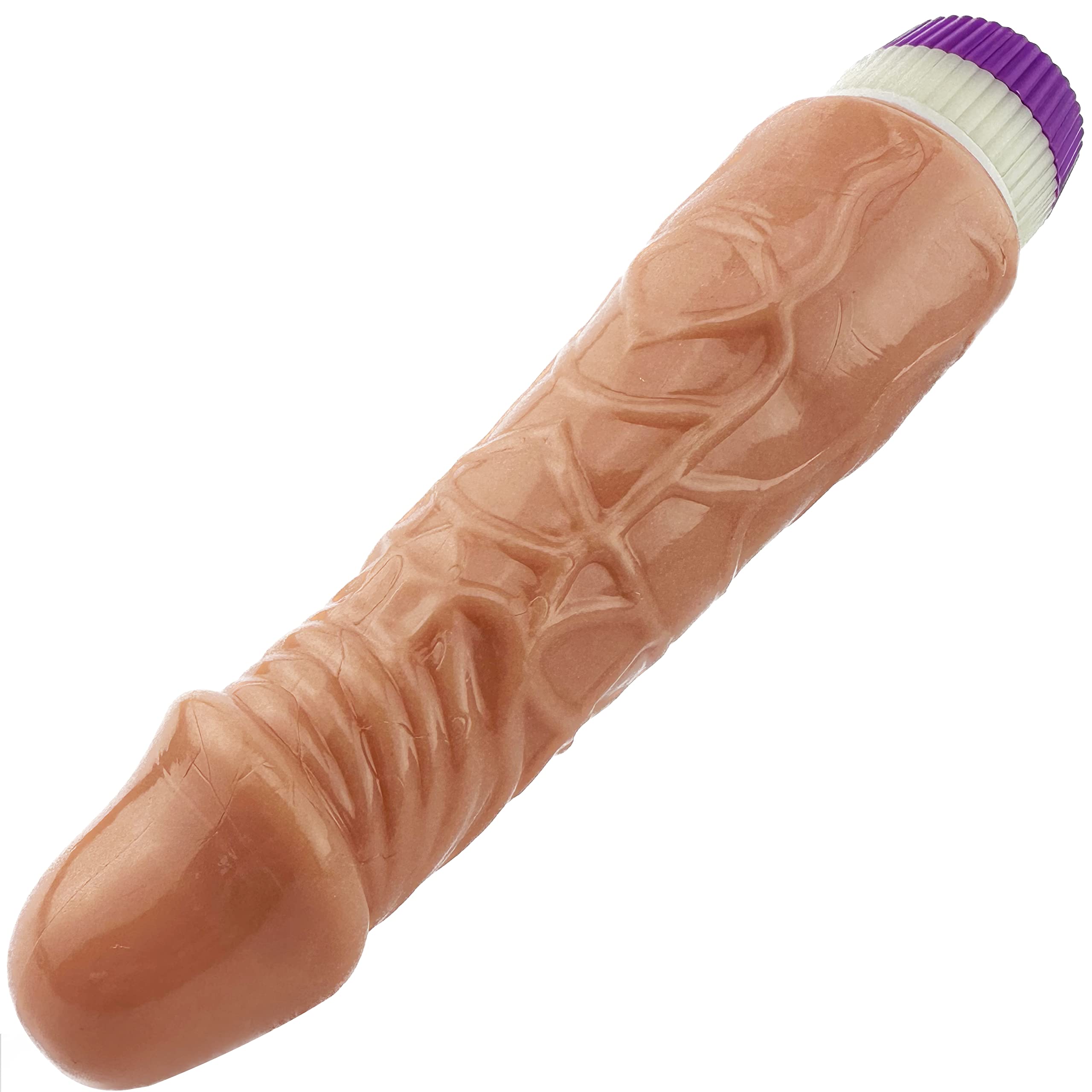 Vibrating Dildo 19cm - Realistic Silicone Sex Toy for Women & Men - Powerful G-Spot & Clitoral Stimulator - Waterproof & Rechargeable - Perfect for Couples Play & Solo Pleasure