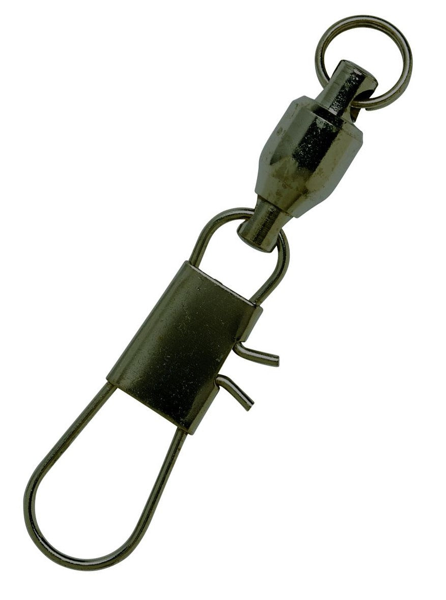 Eagle Claw BB Snap Swivel - High Strength Fishing Swivel for Saltwater & Freshwater - Perfect for Lures, Rigs & Tackle - Ideal for Bass, Trout & Saltwater Fishing