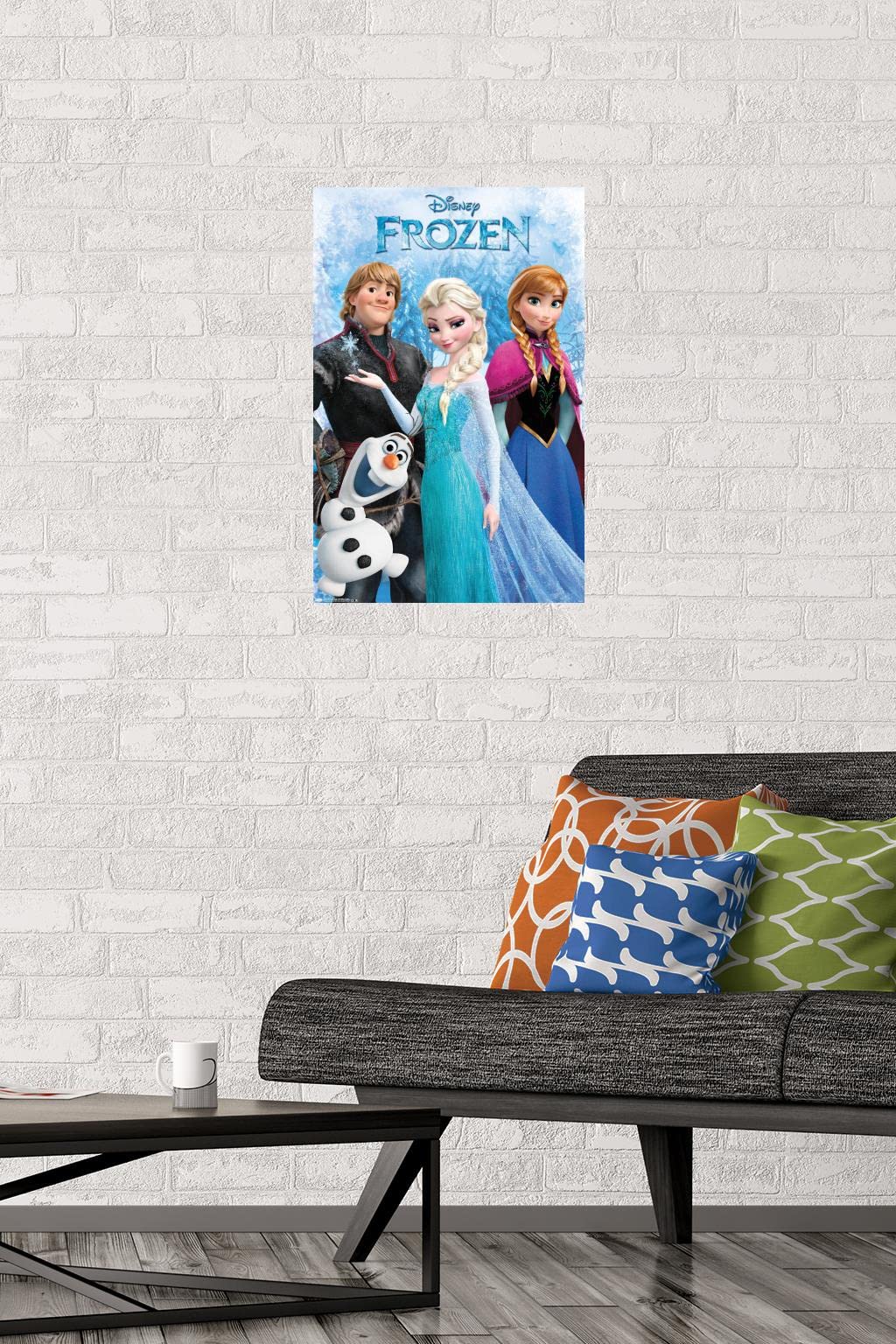 Disney Frozen Group Wall Poster - Premium Unframed Version 14.725