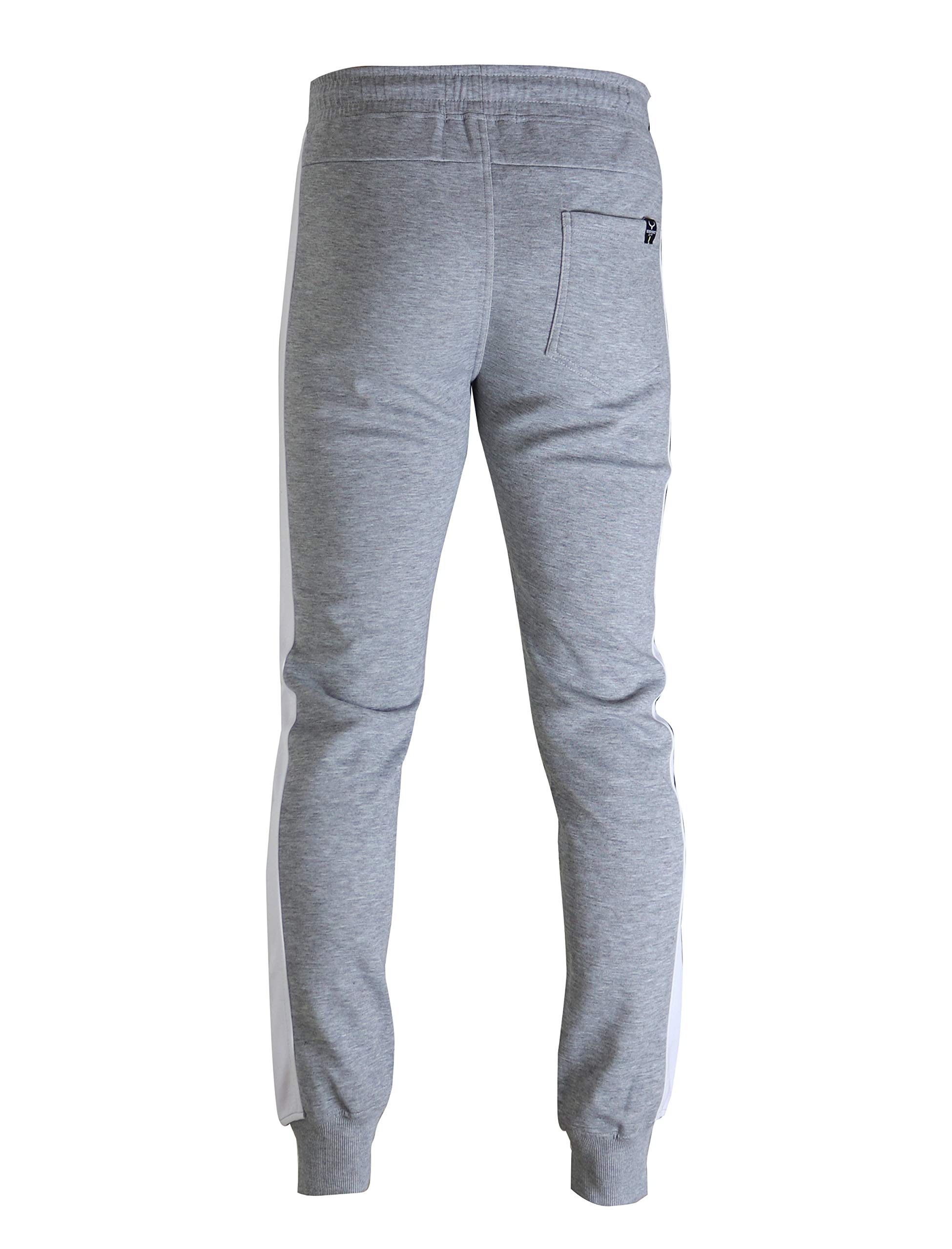 SCREENSHOT Men's Spandex Fleece Athletic Jogger Pants - Gym Workout, Running, Training & Lounge Sweatpants for Men - Comfortable Stretchy Fitness Pants for Casual Wear & Sports Activities