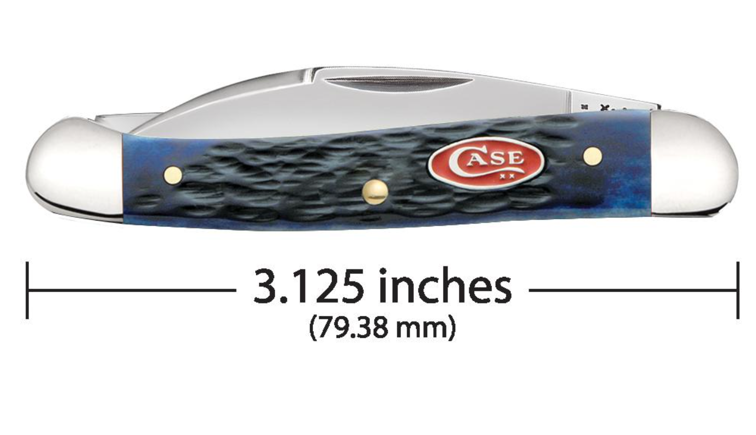 Rogers Jig Mini Copperhead (07062) Navy Blue Bone Case - Perfect for Fishing, Hunting, and Outdoor Adventures
