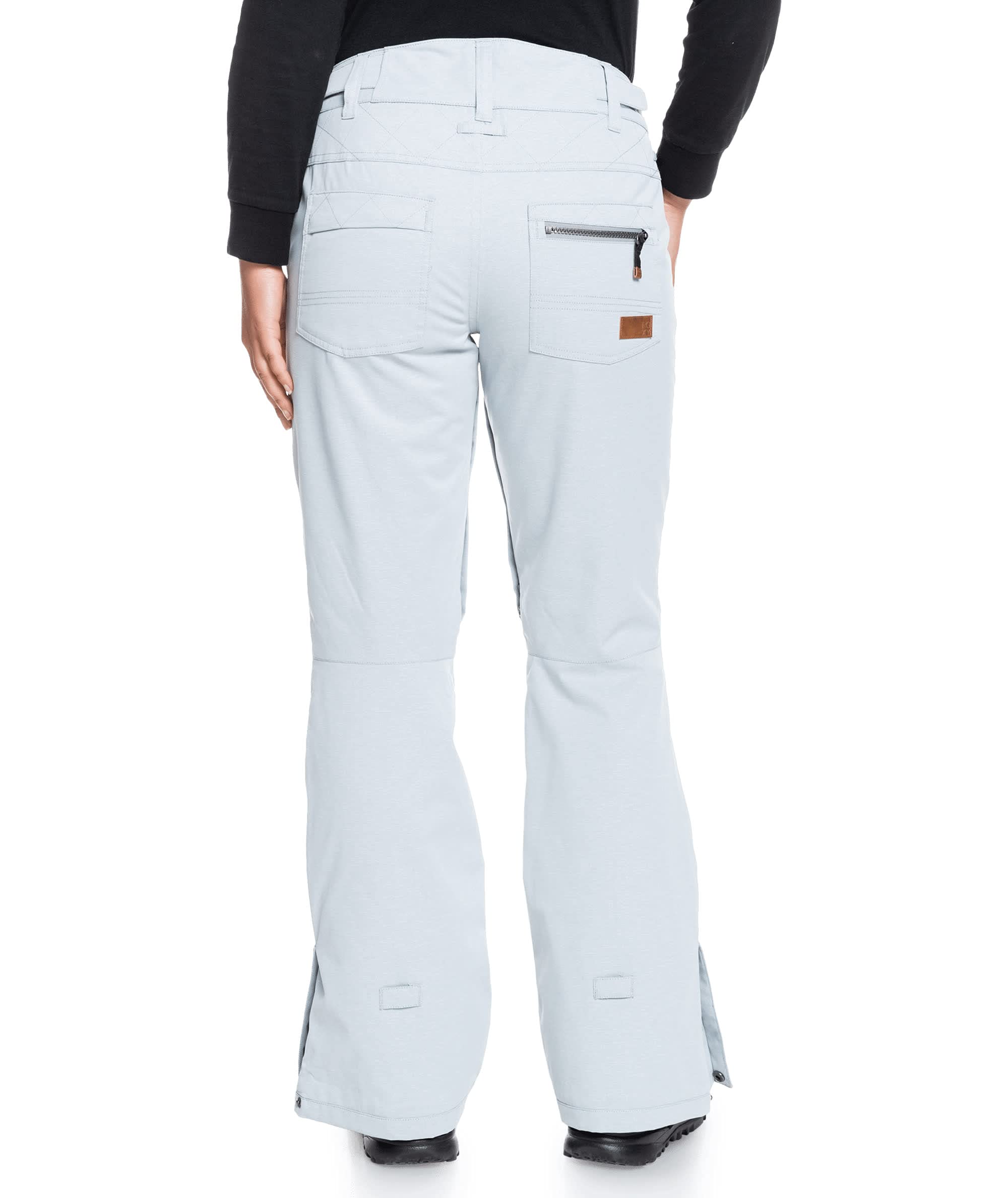 Roxy Women's Nadia Short Snow Pants with DryFlight Technology - Waterproof & Insulated Ski Pants for Snowboarding & Winter Sports