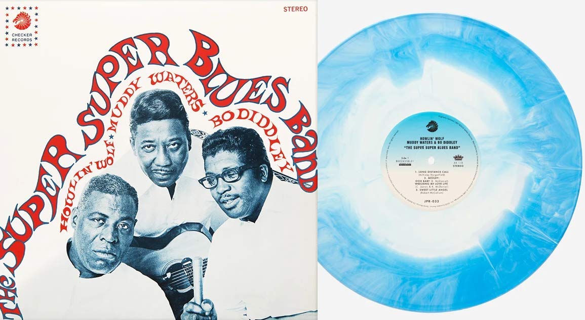 The Super Super Blues Band - Exclusive Limited Edition Blue & White Starburst Colored Vinyl LP (Only 300 Copies Pressed) - Perfect for Collectors, Music Lovers & Vintage Vinyl Enthusiasts