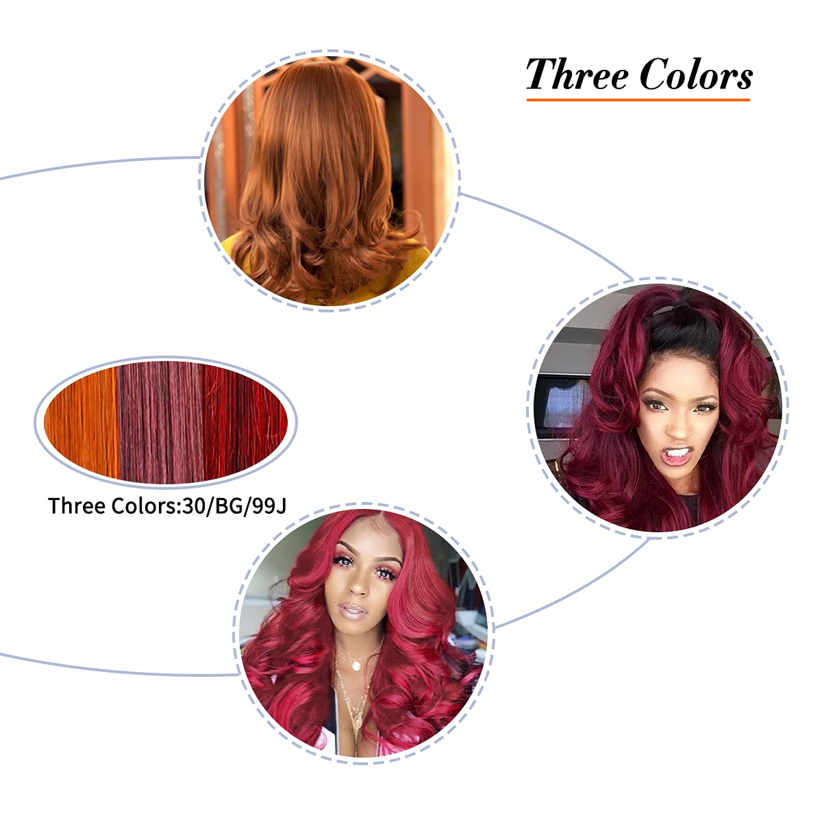 13x4 Pre Plucked Lace Front Wig - Brazilian Virgin Human Hair Body Wave Wig with Baby Hair | 24 Inch Deep Curly Lace Frontal Wig for Women (Burgundy) - Perfect for Daily Wear, Parties & Special Occasions
