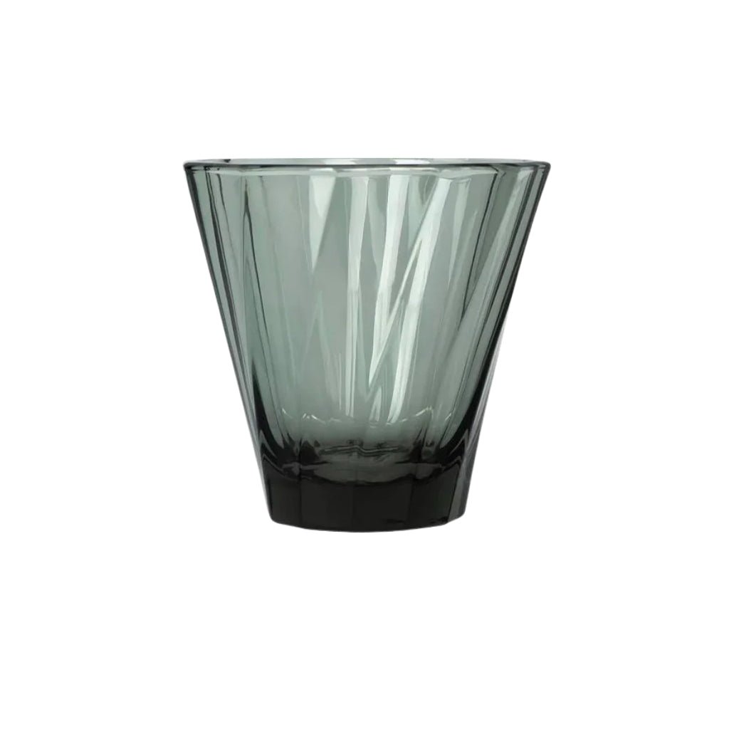 Loveramics Black Twisted Glass Coffee Cup - 12oz Handmade Ceramic Mug for Espresso, Latte & Cappuccino - Perfect for Home, Cafe & Office Use
