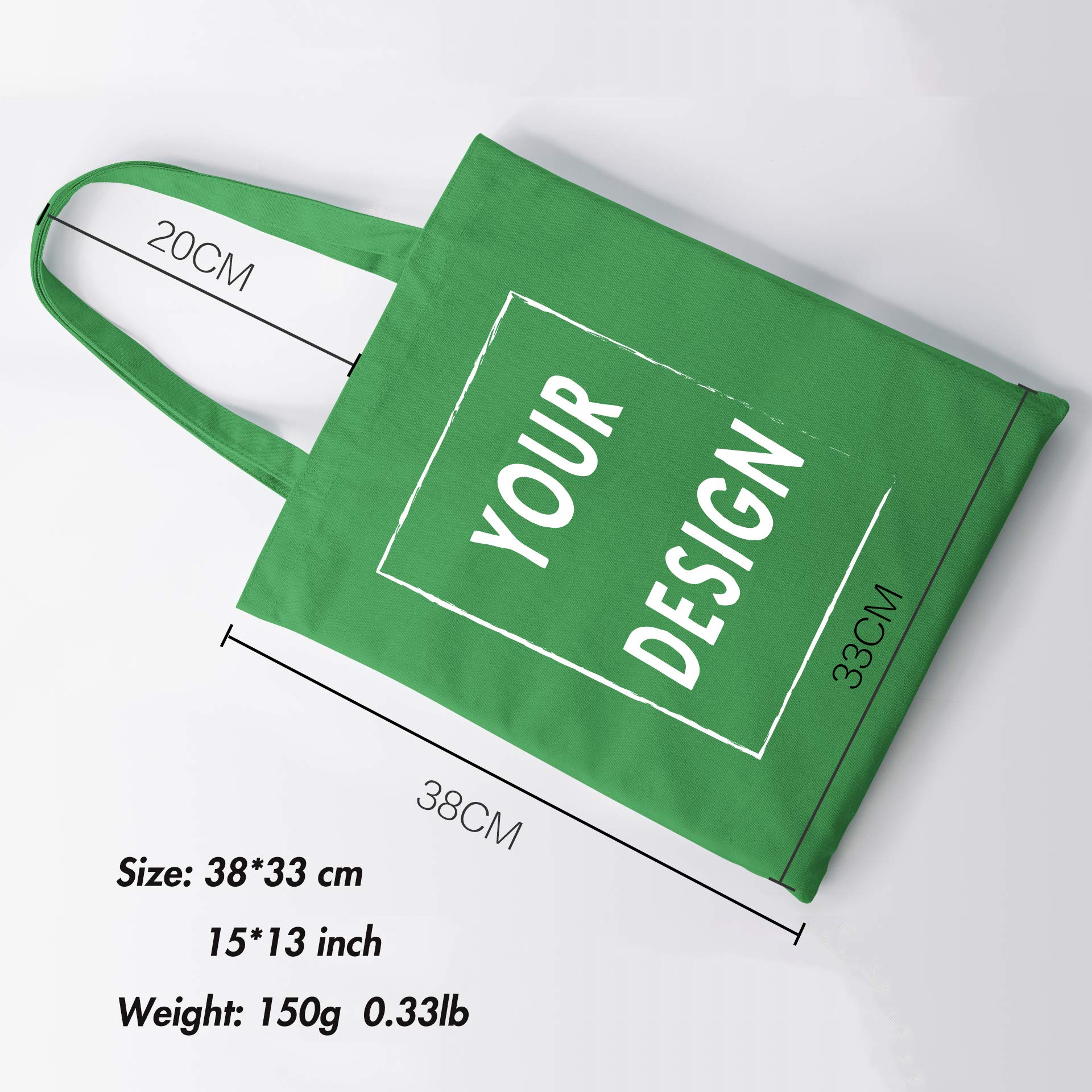 Custom Personalized Women's Tote Bag - Eco-Friendly Canvas Shopping Bag for Groceries, Beach & Work Commute