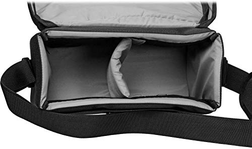 Canon 200ES EOS DSLR Camera Gadget Bag - Waterproof DSLR Camera Case with Adjustable Dividers for Travel & Photography Accessories Storage